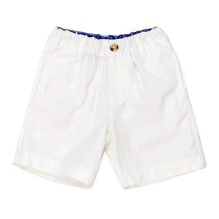 Pete Twill Shorts - White - FINAL SALE