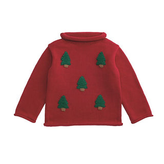 Rollneck Sweater - Crochet Christmas Tree