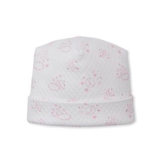 Jacquard Printed Hat - Cheerful Good Night - Light Pink