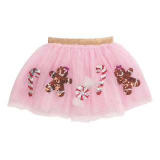 Sequin Tutu - Pink Candy Cane