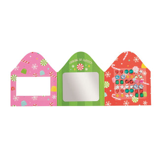 Christmas Glitz Gems Sticker Earrings