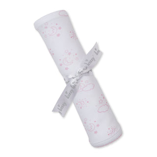 Printed Blanket - Cheerful Good Night - Light Pink