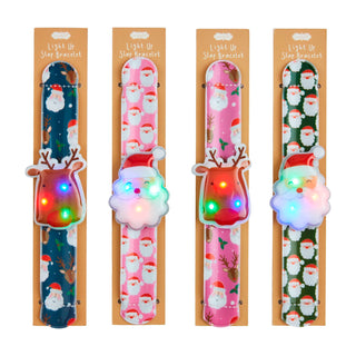 Christmas Light-up Slap Bracelets