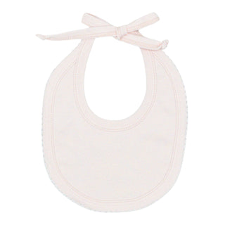 Pima Knit Bib with Picot Trim