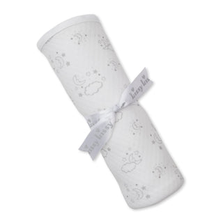 Jacquard Printed Blanket - Cheerful Good Night - Silver