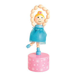 Christmas Nutcracker Collapsing Toy - Blue Ballerina