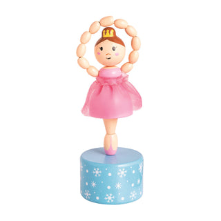 Christmas Nutcracker Collapsing Toy - Pink Ballerina