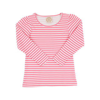 Penny's Play Shirt Long-sleeve - Romany Rose Stripe