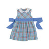 Kensington Court Plaid with Barbados Blue