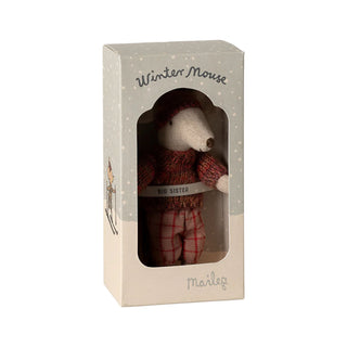 Winter Mouse with Ski Set, Big Sister