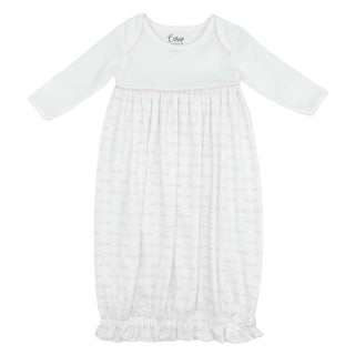 Pima Knit "Little Sister" Printed Gown