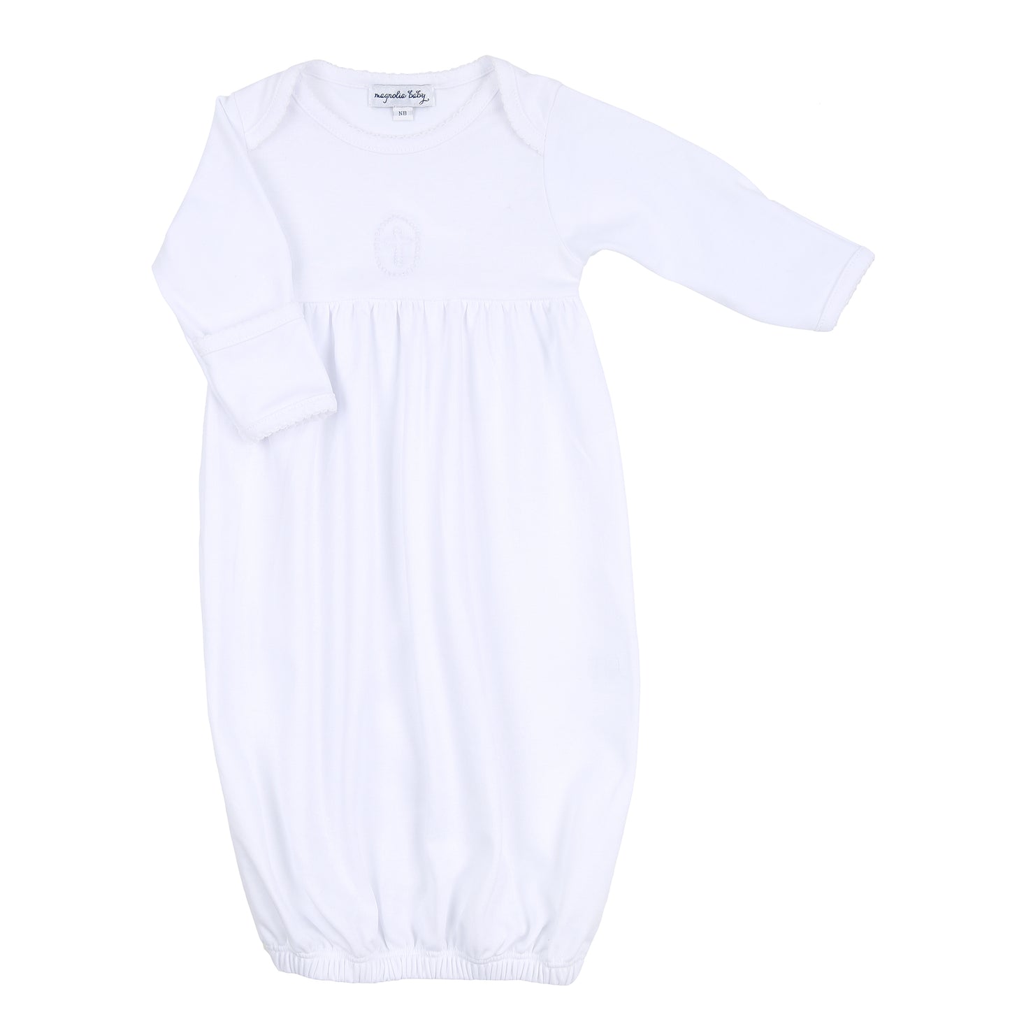 Blessed Baby Embroidered Gown