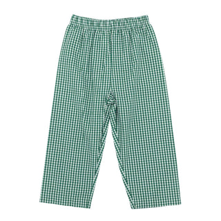 Leo Pants (Broadcloth) - Green Check