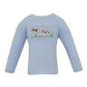 Hunting Dog on Light Blue