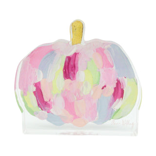 Pumpkin Acrylic Block - Pink