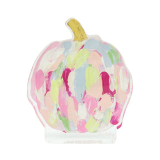 Pumpkin Acrylic Block - Pink