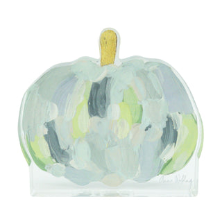Pumpkin Acrylic Block - Blue