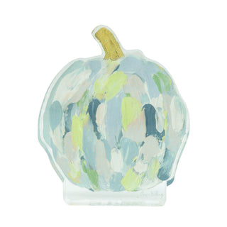 Pumpkin Acrylic Block - Blue