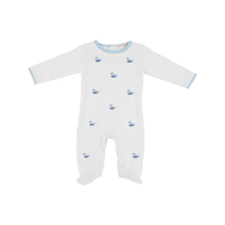 Rock Me Romper - Duck Embroidery