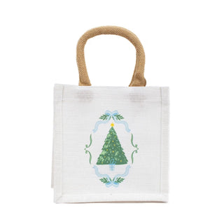Christmas Jute Tote - Waltz Tree