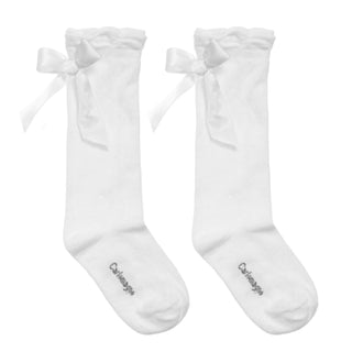 Bow Knee High Socks