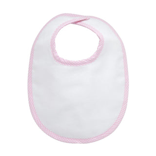 Medium Bib - Small Pink Check