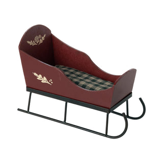 Sleigh, Mini - Red