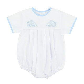 Boys Bubble with Hand-embroidery - Wind-up Cars