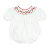 Bows and Garland on White
