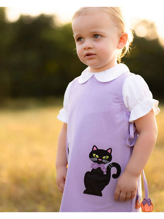 Emma Knit Jumper with Black Cat Appliques