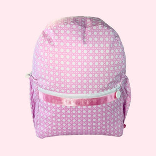 Wipeable Backpack with Pockets - Pink Bungalow