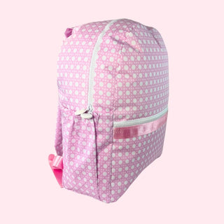 Wipeable Backpack with Pockets - Pink Bungalow
