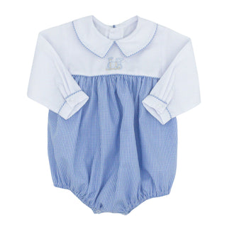 Boys Long-sleeve Bubble with Train Embroidery