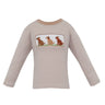 Labradors on Khaki Stripe