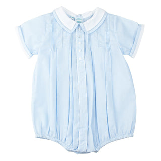 Boys Button Front Dot Creeper