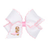 Pink Cowgirl Boot on White with Light Pink