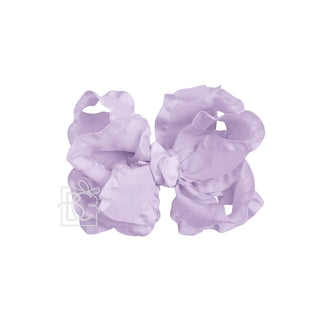 Double Ruffle Hair Bow