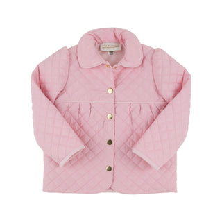 Carlyle Quilted Coat - Palm Beach Pink