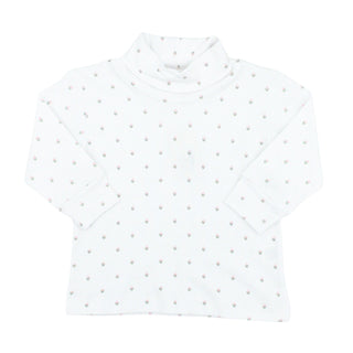 Printed Turtleneck - Rosebuds