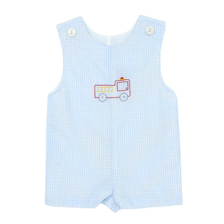 Graham Shortall with Hand-embroidery - Firetruck