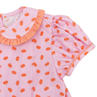 Penny Pleat Dress - Pumpkin