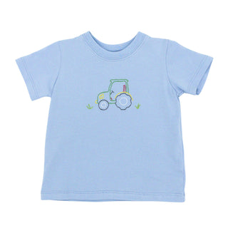 Forest T-shirt with Hand-embroidery - Tractor