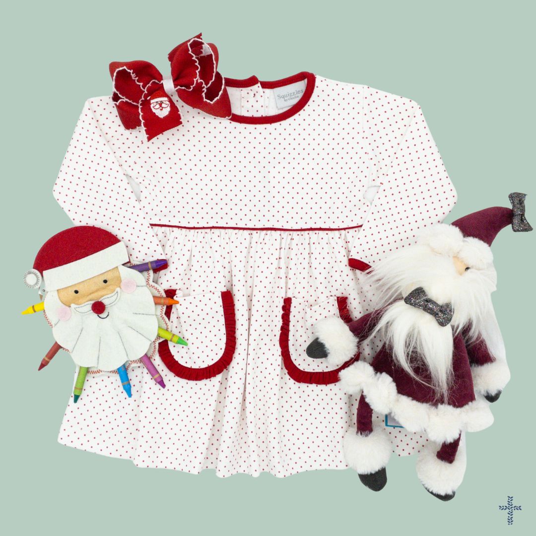 Red Dot Pocket Dress