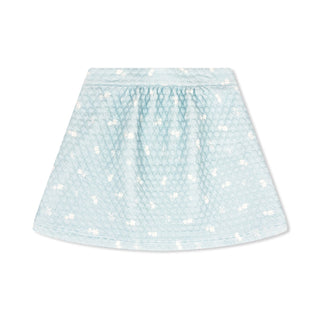 Lacey Skirt  - Foster Blue Floral Quilted - FINAL SALE