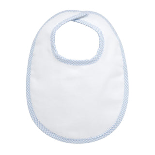 Medium Bib - Small Blue Check