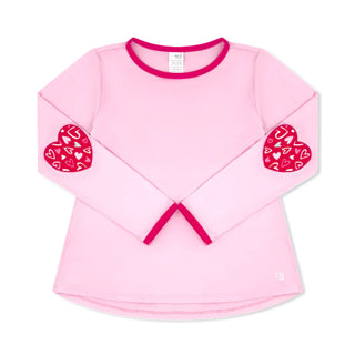 Kylie Long-sleeve Tee -  Cotton Candy Pink