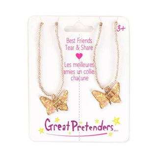BFF Butterfly Share & Tear Necklaces