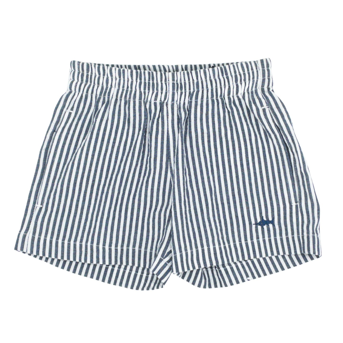 Naples Elastic-waist Shorts - Seersucker