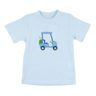 Golf Cart Hand-applique Tee Shirt