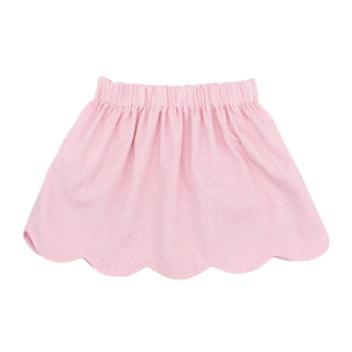 Reversible Kendall Skirt (Corduroy & Gingham) -  Light Pink